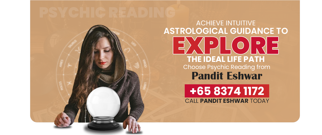 Psychic Pandit Eshwar in Singapore performing Psychic Reading